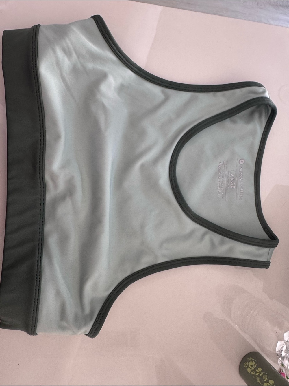Parks Project GreenGrey Sports Bralette | Large